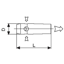 1 pcs - RS PRO Blow Gun Venturi Nozzle, 10bar