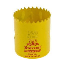 1 pcs - Starrett HSS 41mm Hole Saw