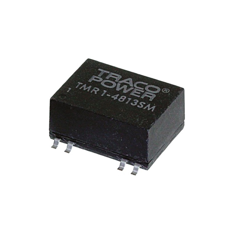 1 pcs - TRACOPOWER TMR 1SM DC-DC Converter, 5V dc/ 200mA Output, 36 - 75 V dc Input, 1W, Surface Mount, +85°C Max Temp