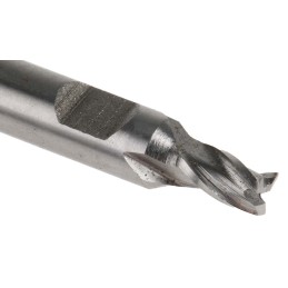 1 pcs - RS PRO End Mill, 4mm Cutter, HSCo, 6 mm Shank, 6.5mm Cut