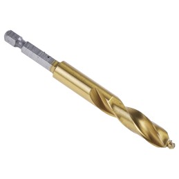 1 pcs - DeWALT DT50 Series Titanium Twist Drill Bit, 10mm Diameter, 102 mm Overall