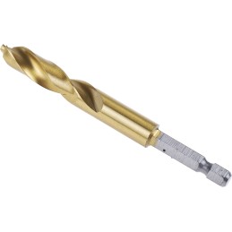 1 pcs - DeWALT DT50 Series Titanium Twist Drill Bit, 10mm Diameter, 102 mm Overall