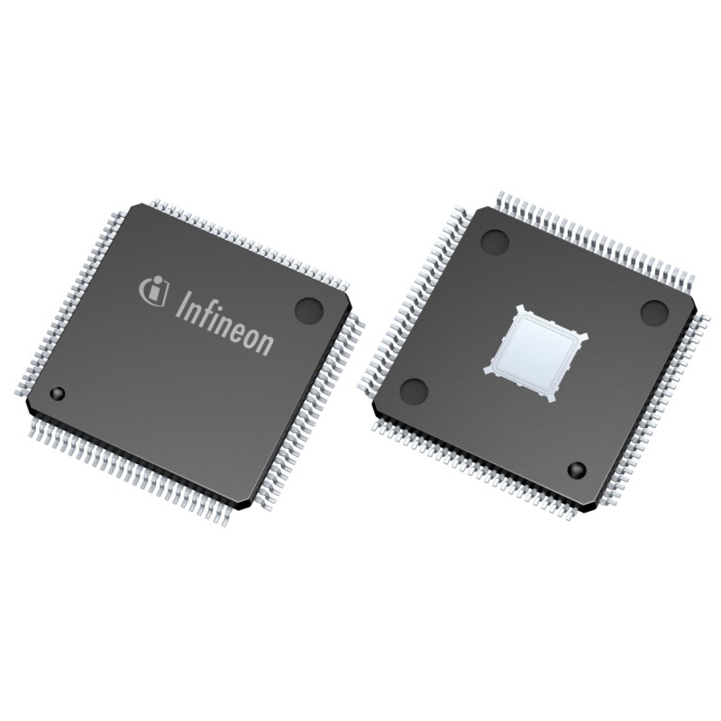 1 pcs - Infineon XMC4400F100K512BAXUMA1 ARM Cortex M4 Microcontroller, XMC4000, 100-Pin LFBGA