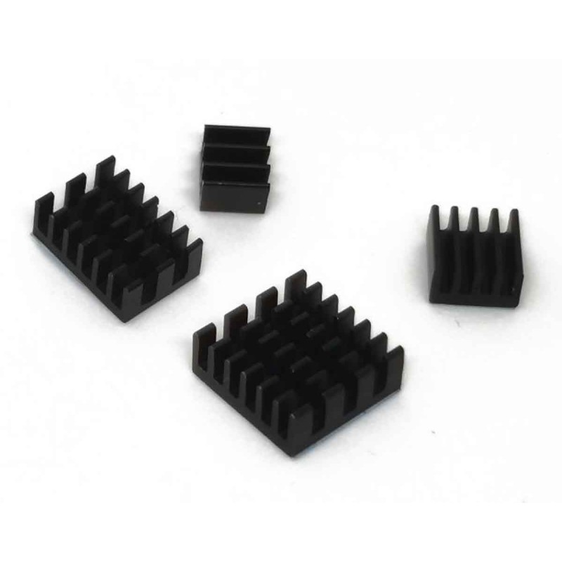 1 pcs - Seeed Studio 4 Piece Heatsink Cooling Kit for Raspberry Pi 4B