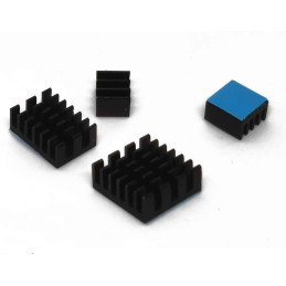 1 pcs - Seeed Studio 4 Piece Heatsink Cooling Kit for Raspberry Pi 4B
