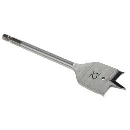 1 pcs - RS PRO Chrome Vanadium Steel Flat Wood Drill Bit, 32mm Diameter, 152.4 mm Overall