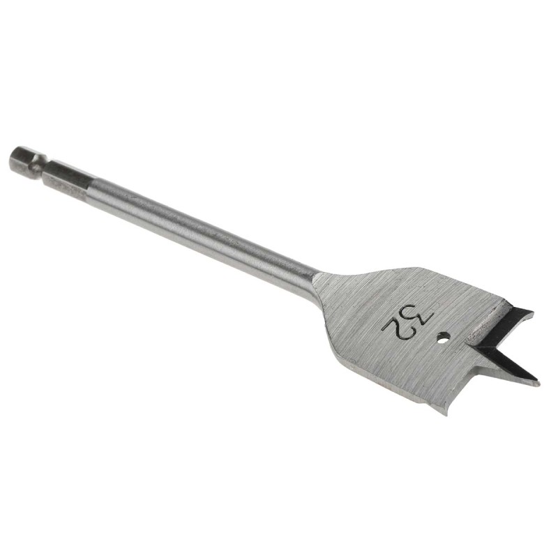 1 pcs - RS PRO Chrome Vanadium Steel Flat Wood Drill Bit, 32mm Diameter, 152.4 mm Overall