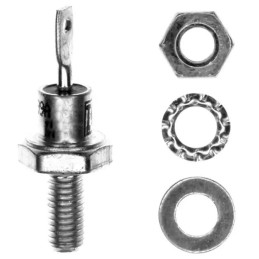 100 pcs - Vishay 1200V 25A, Rectifier Diode, 2-Pin DO-4 VS-25FR120M