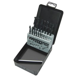 1 pcs - Milwaukee 19-Piece Twist Drill Bit Set for Multi-Material, 10mm Max, 1mm Min, HSS-R Bits