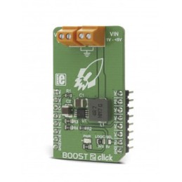 1 pcs - MikroElektronika BOOST 2 Click DC-DC Regulator for MCP1642B for Embedded Electronic Devices, GPS Modules, Handheld