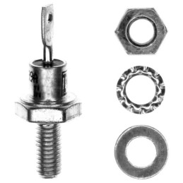 100 pcs - Vishay 1200V 16A, Rectifier Diode, 2-Pin DO-4 VS-16F120M