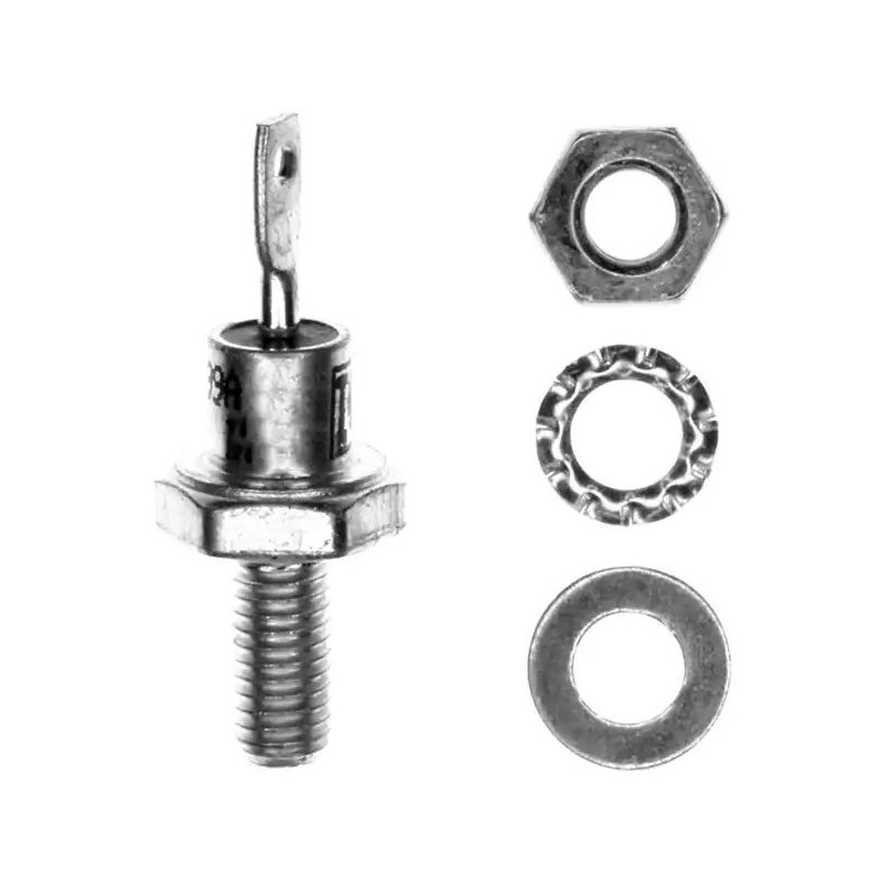 100 pcs - Vishay 1200V 16A, Rectifier Diode, 2-Pin DO-4 VS-16F120M