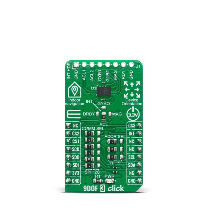 1 pcs - MikroElektronika 9DOF 3 Click for BMX055 BMX055