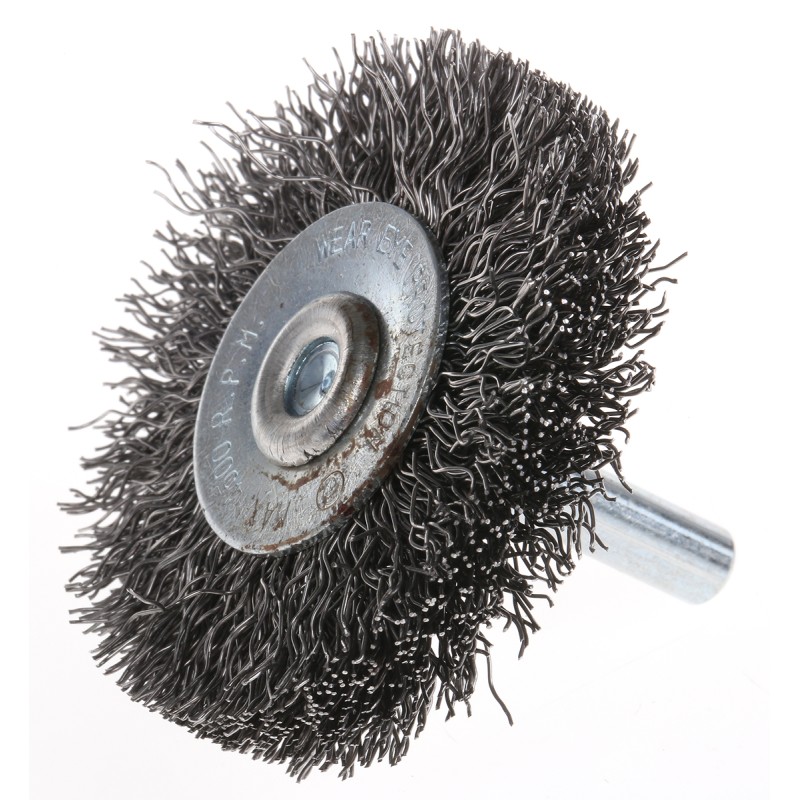 1 pcs - Tivoly Steel Circular Abrasive Brush, 50mm Diameter