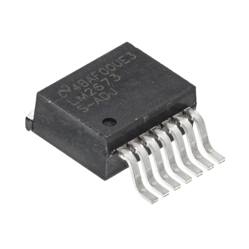1 pcs - Texas Instruments, LM2673S-ADJ/NOPB Step-Down Switching Regulator, 1-Channel 3A Adjustable 7-Pin, D2PAK