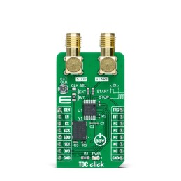 1 pcs - MikroElektronika MIKROE-4770, TDC Click Clock or Data Translator Add On Board for Time to Digital Converter for