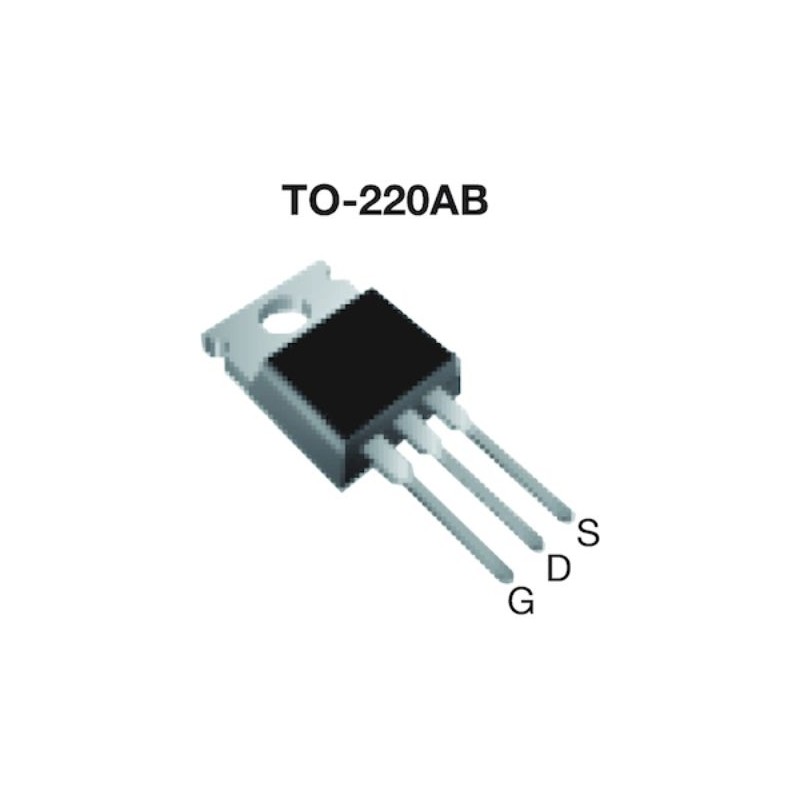 10 pcs - N-Channel MOSFET, 4.4 A, 800 V, 3-Pin TO-220AB Vishay SIHP5N80AE-GE3