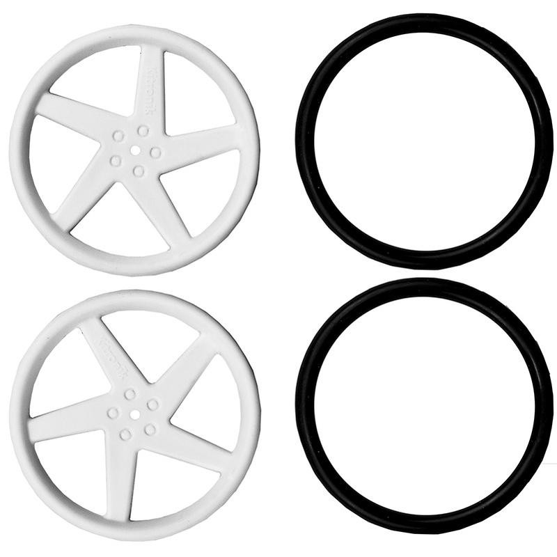 1 pcs - Pair Of 5 Spoke Wheels