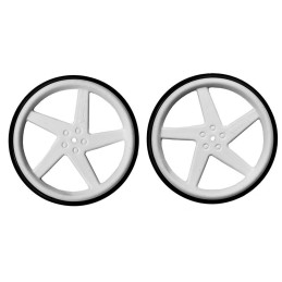 1 pcs - Pair Of 5 Spoke Wheels