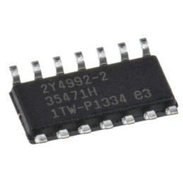 10 pcs - Microchip ATTINY24A-SSU, 8bit AVR Microcontroller, ATtiny24A, 20MHz, 2 kB Flash, 14-Pin SOIC