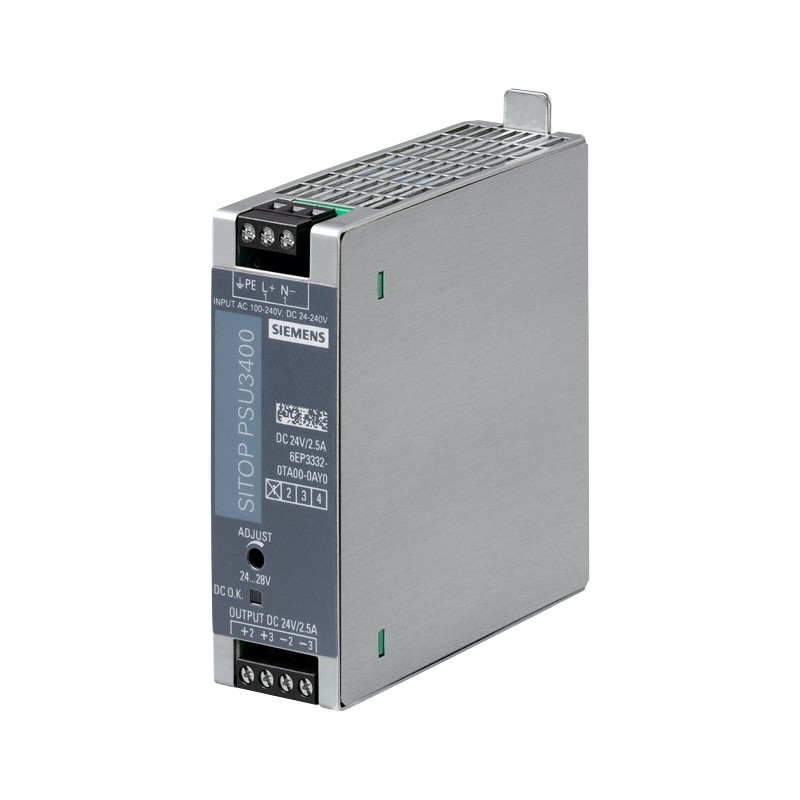 1 pcs - Siemens SITOP PSU, 28 - 60V dc dc Input, 24V dc dc Output, 5A Output, 130W