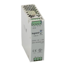 1 pcs - Legrand Switching Power Supply, 146623, 24V dc, 5A, 120W, 100 - 240V ac Input Voltage