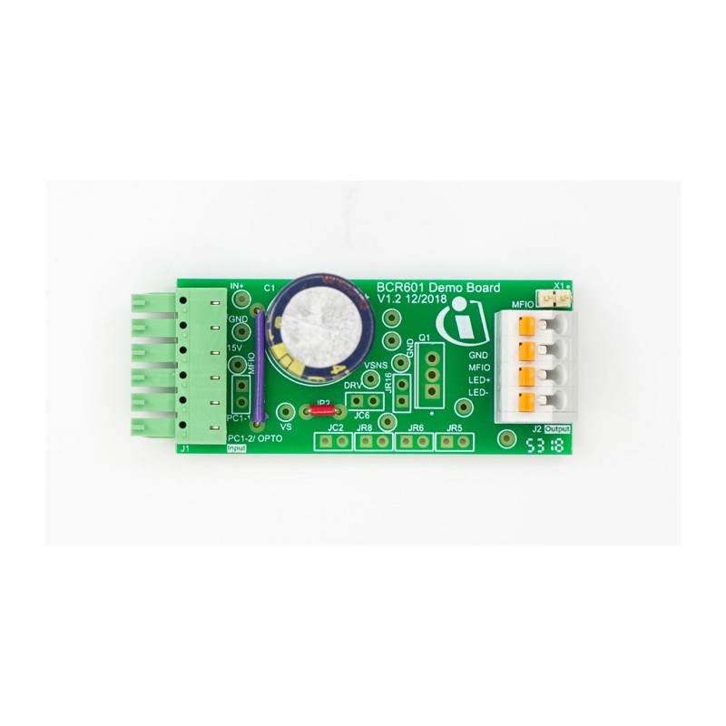 1 pcs - Infineon DEMOBCR60160VIVCTRLTOBO1, DEMO_BCR601_60V_IVCTRL LED Driver Demonstration Board, Evaluation Board for XDPL8219