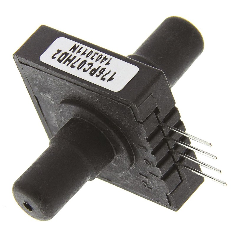 1 pcs - Honeywell Differential Pressure Sensor, 7in wg Max Pressure Reading , 10 V dc