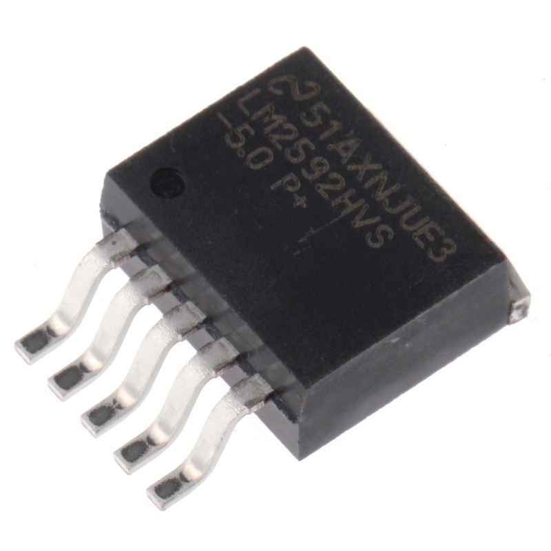 1 pcs - Texas Instruments, LM2592HVS-5.0/NOPB Step-Down Switching Regulator, 1-Channel 2A 5-Pin, D2PAK