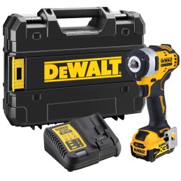 1 pcs - DeWALT 3/8 in 12V, 5Ah Cordless Impact Wrench, UK Plug