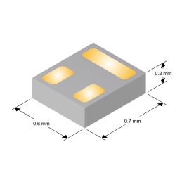 10 pcs - P-Channel MOSFET, –3.6 A, –20 V PICOSTAR Texas Instruments CSD25501F3T