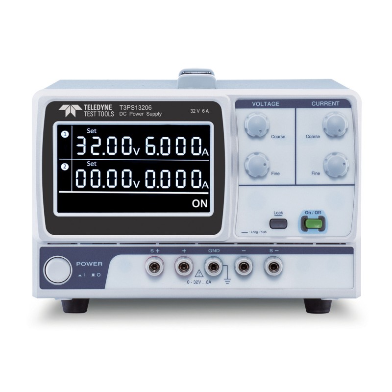 1 pcs - Teledyne LeCroy T3PS Series Digital Bench Power Supply, 0 - 32V, 0 - 6A, 1-Output, 192W