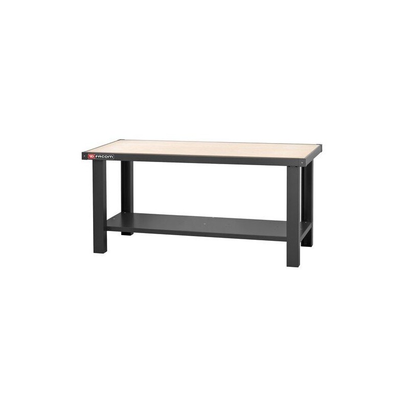1 pcs - Facom Beech Wood Workbench, 1000kg Max Load, 850mm x 2000mm