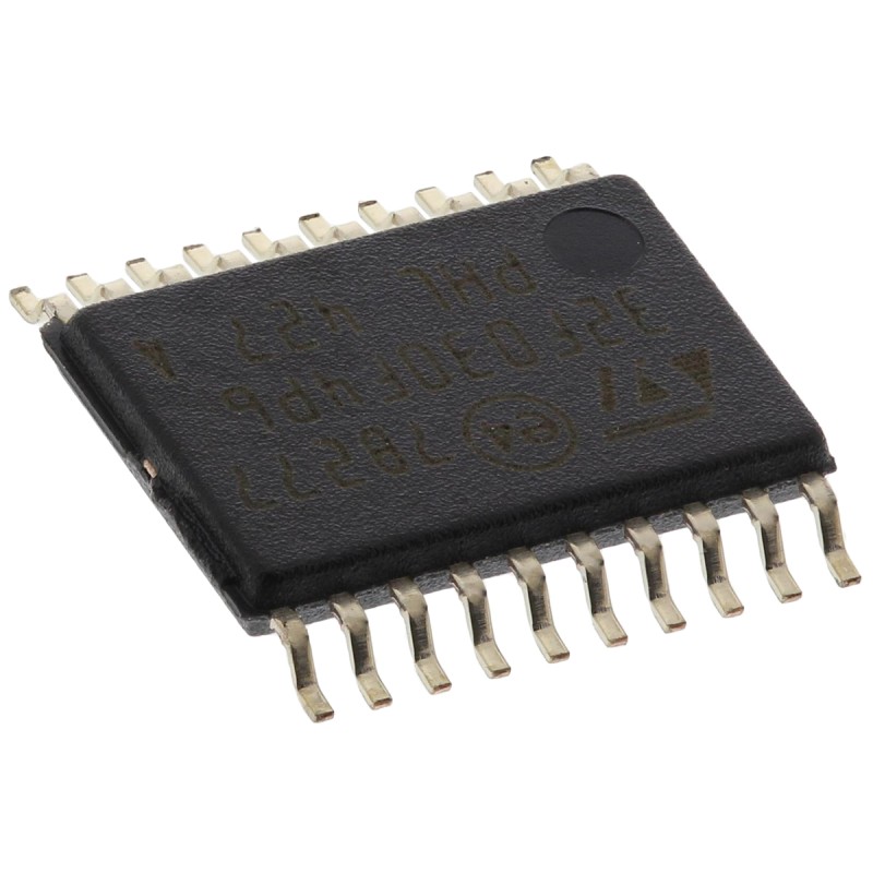 10 pcs - STMicroelectronics STM32F030F4P6, 32bit ARM Cortex M0 Microcontroller, STM32F0, 48MHz, 16 kB Flash, 20-Pin TSSOP
