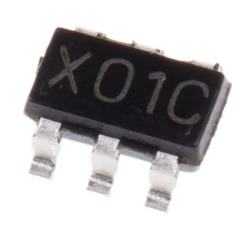 1 pcs - Texas Instruments, 12-bit- ADC 1000ksps, 6-Pin SOT-23