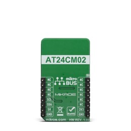 1 pcs - MikroElektronika MIKROE-3762, DUAL EE CLICK EEPROM Development Kit for AT24CM02 for I2C