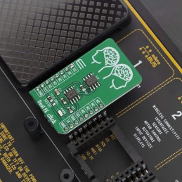 1 pcs - MikroElektronika MIKROE-3762, DUAL EE CLICK EEPROM Development Kit for AT24CM02 for I2C