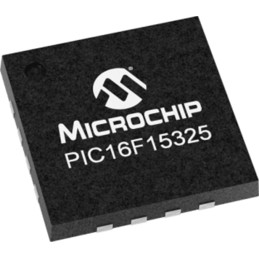 10 pcs - Microchip PIC16F15325-I/JQ, 8bit PIC Microcontroller, PIC16F, 32MHz, 14 kB Flash, 16-Pin UQFN