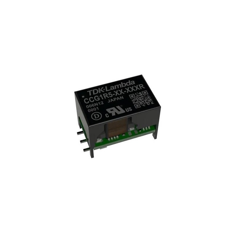 1 pcs - TDK-Lambda CCG Isolated DC-DC Converter, 5V dc/, 18 - 76 V dc Input, 1.5W, Surface Mount