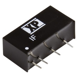 1 pcs - XP Power IF DC-DC Converter, 5V dc/ 200mA Output, 21.6 - 26.4 V dc Input, 1W, Through Hole, +85°C Max Temp -40°C
