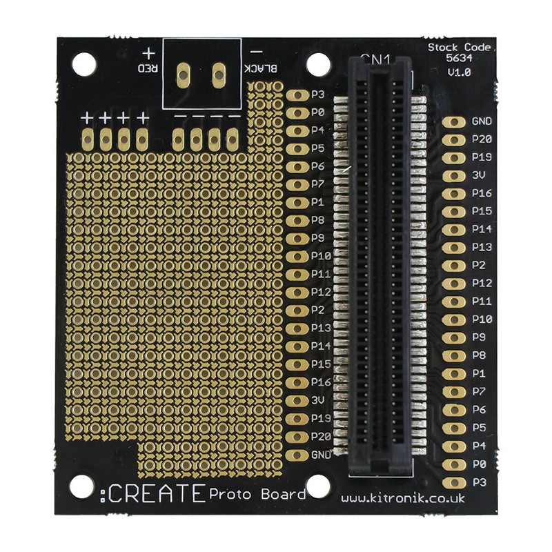 1 pcs - CREATE Proto Board For BBC microbit