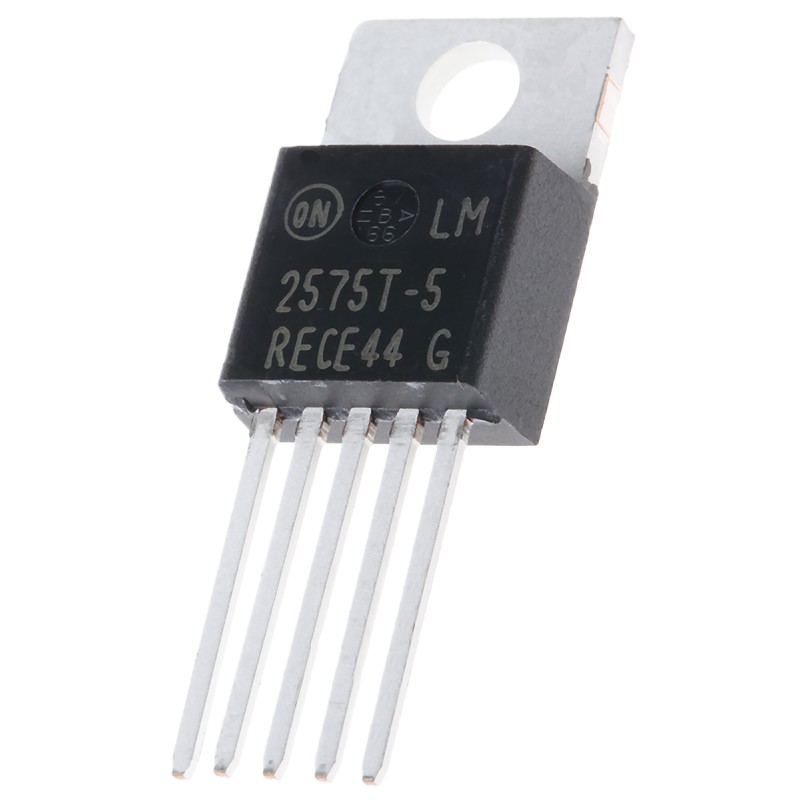 1 pcs - onsemi, LM2575T-5G Step-Down Switching Regulator, 1-Channel 1A 5-Pin, TO-220