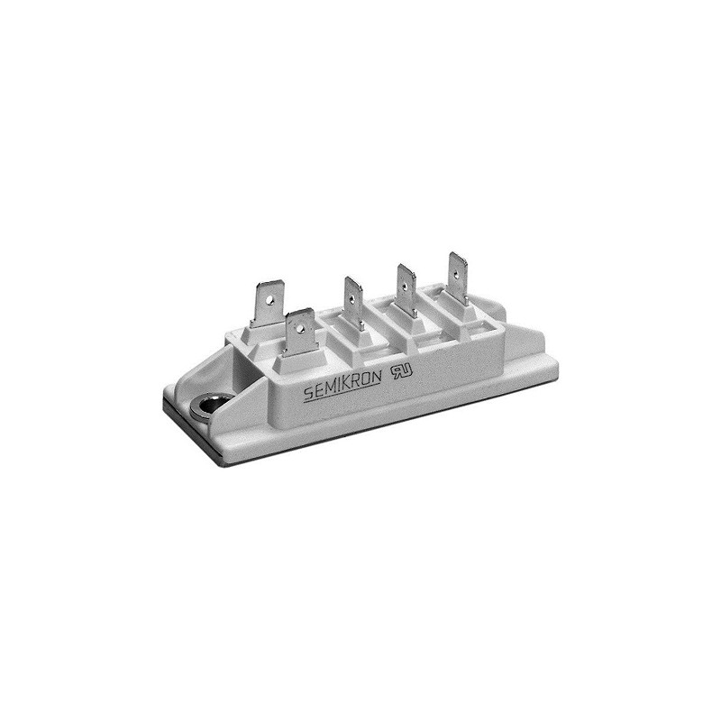 1 pcs - Semikron Bridge Rectifier Module, 75A, 1600V, 3-phase, 5-Pin