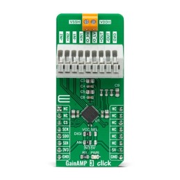 1 pcs - MikroElektronika MIKROE-4800, GainAMP 3 Click Programmable Gain Amplifier Add On Board for mikroBUS socket for ADA4254