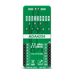1 pcs - MikroElektronika MIKROE-4800, GainAMP 3 Click Programmable Gain Amplifier Add On Board for mikroBUS socket for ADA4254