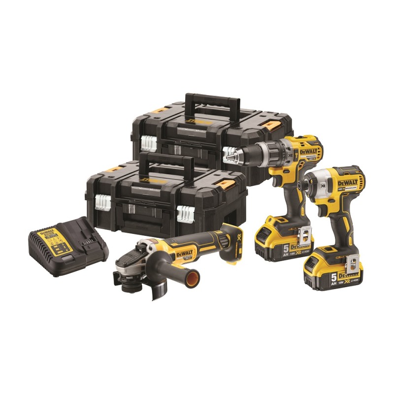 1 pcs - DeWALT DCK384P2T-QW, 18V Cordless Power Tool Kit