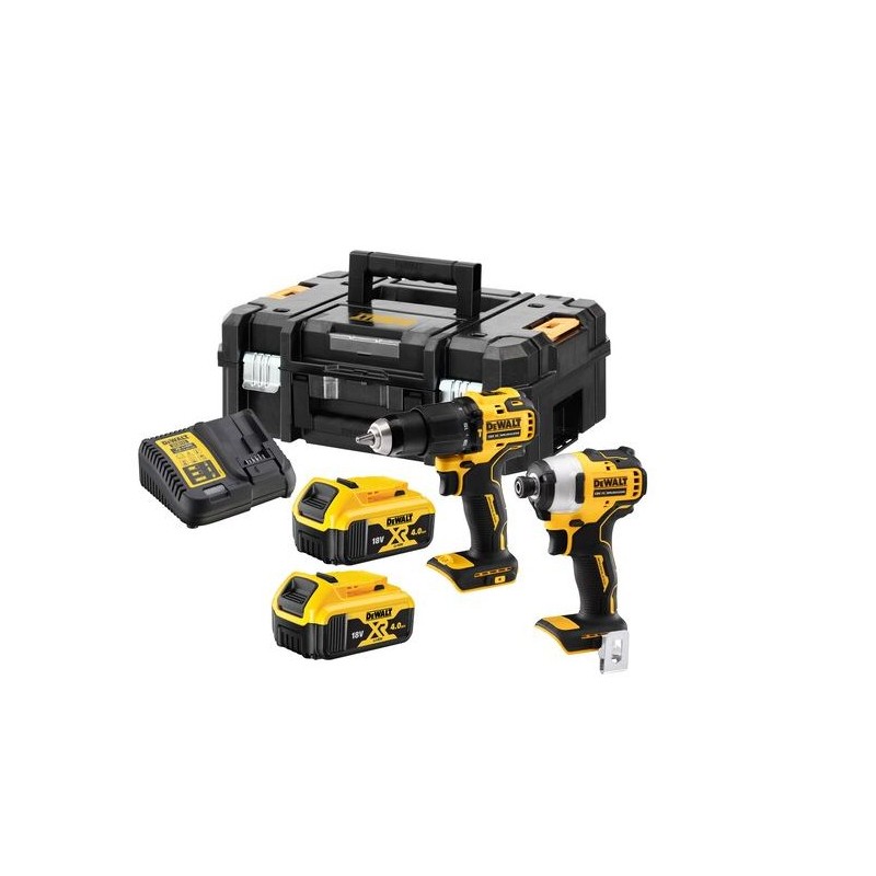 1 pcs - DeWALT DCK2062M2T-QW, 18V Cordless Drill & Saw Power Tool Kit - Cordless Drill Kit