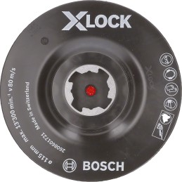 1 pcs - Bosch X-Lock Backing Pad, 115mm Diameter