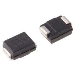 10 pcs - Diodes Inc 40V 3A, Schottky Diode, 2-Pin DO-214AA B340LB-13-F