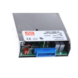1 pcs - MEAN WELL Switching Power Supply, RCP-1000-12RS, 12V dc, 60A, 720W, 1 Output, 127 - 370 V dc, 90 - 264 V